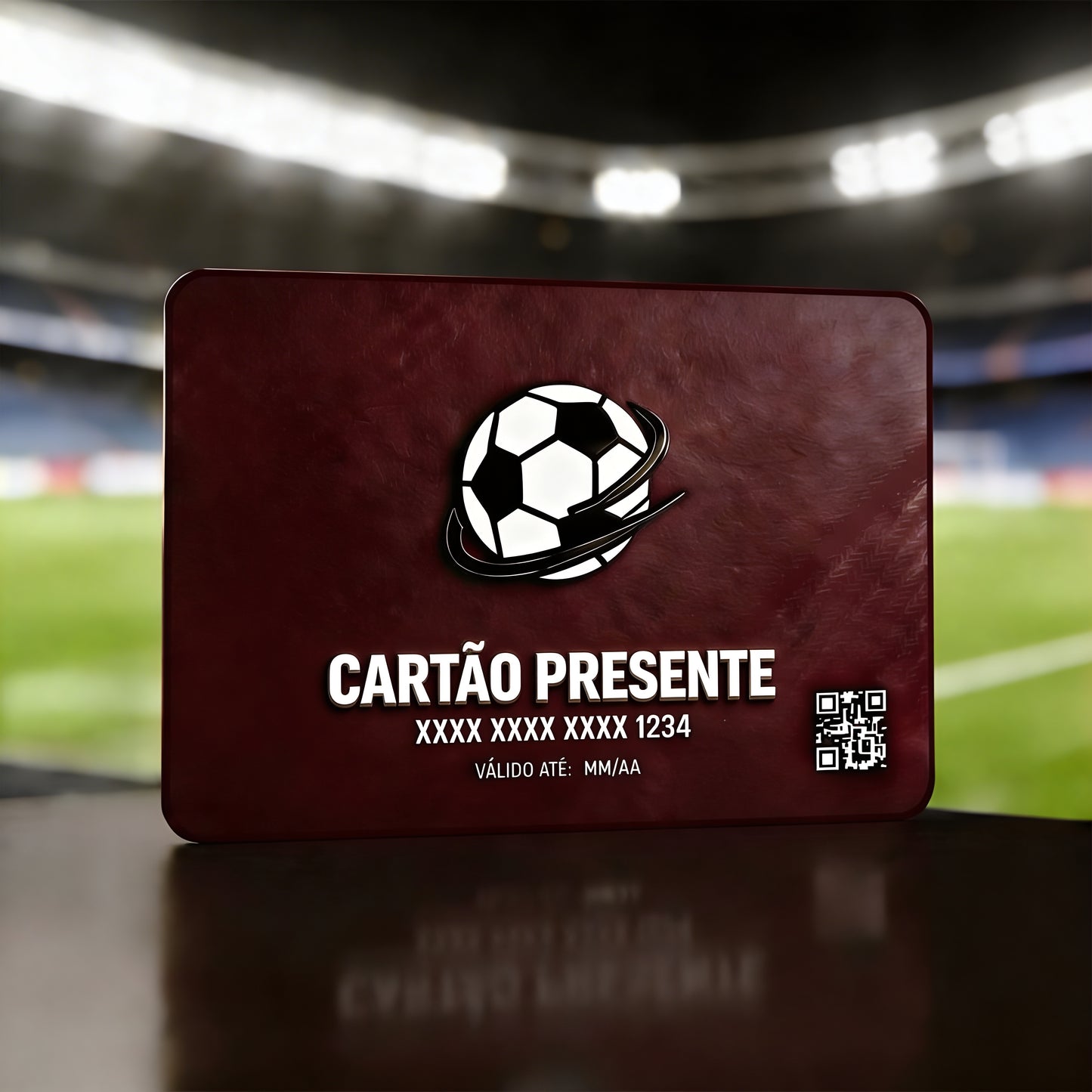 Cartão Presente Futebol Arte